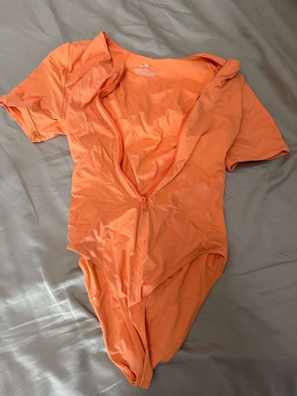 Toast Surf Suit One Piece Swimsuit - Nectarine, Medium - Picture 3 of 8